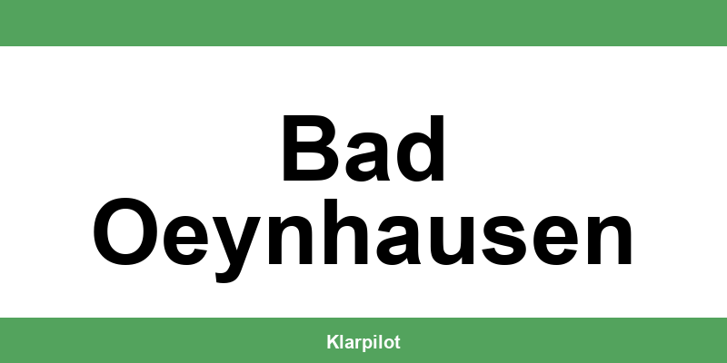 Straßenverkehrsamt Bad Oeynhausen – Termin online und Öffnungszeiten
