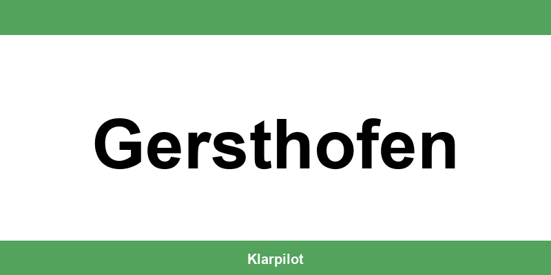 Straßenverkehrsamt Gersthofen – Termin online und Öffnungszeiten
