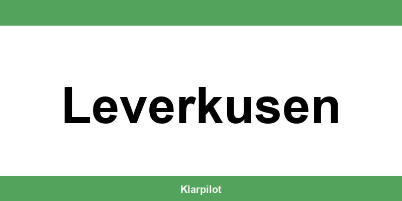 Straßenverkehrsamt Leverkusen – Termin online und Öffnungszeiten