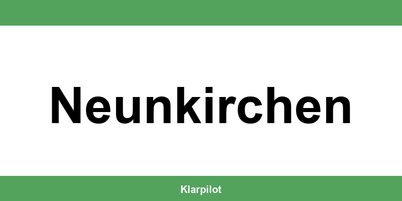 Straßenverkehrsamt Neunkirchen – Termin online und Öffnungszeiten