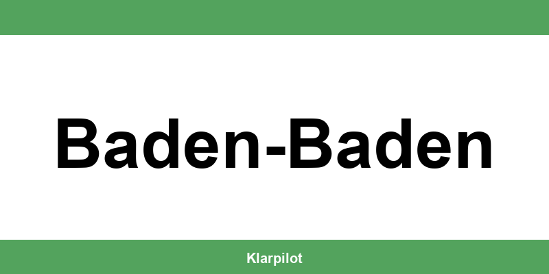 Straßenverkehrsamt Baden-Baden – Termin online und Öffnungszeiten