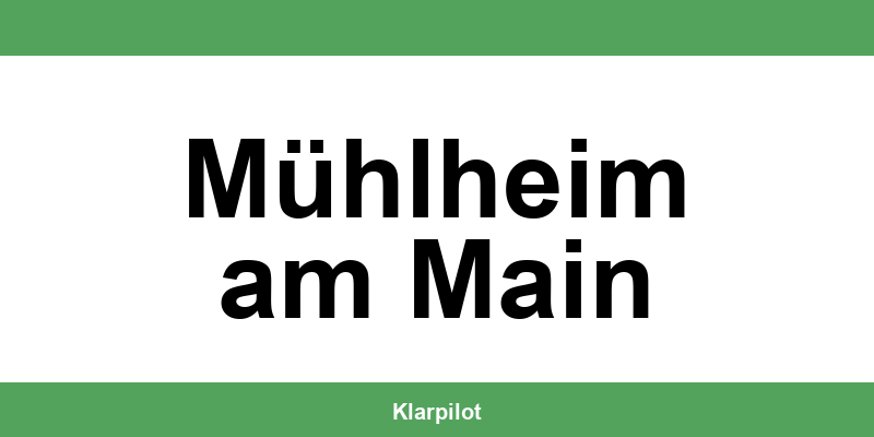 Straßenverkehrsamt Mühlheim am Main – Termin online und Öffnungszeiten