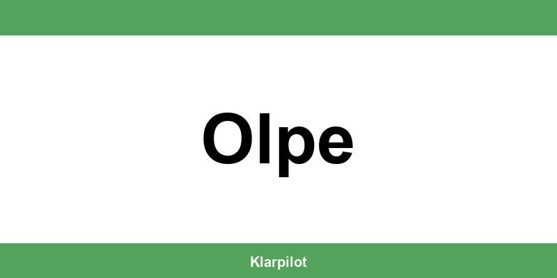 Straßenverkehrsamt Olpe – Termin online und Öffnungszeiten