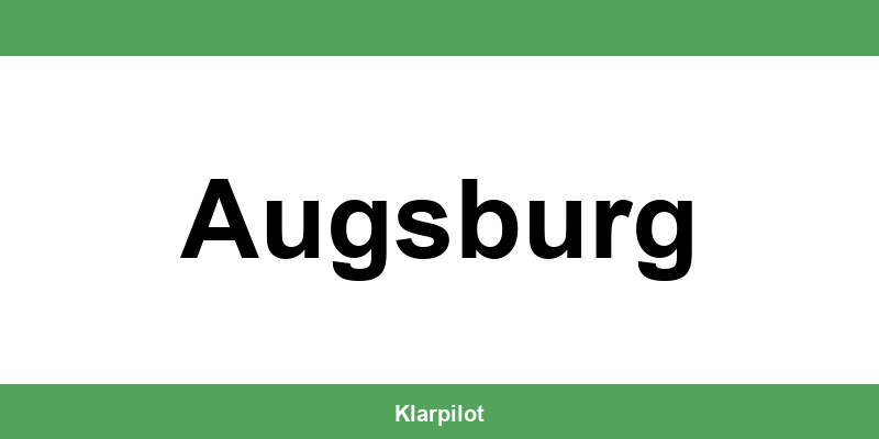 Straßenverkehrsamt Augsburg – Termin online und Öffnungszeiten