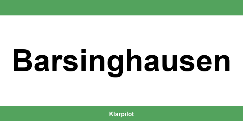 Straßenverkehrsamt Barsinghausen – Termin online und Öffnungszeiten
