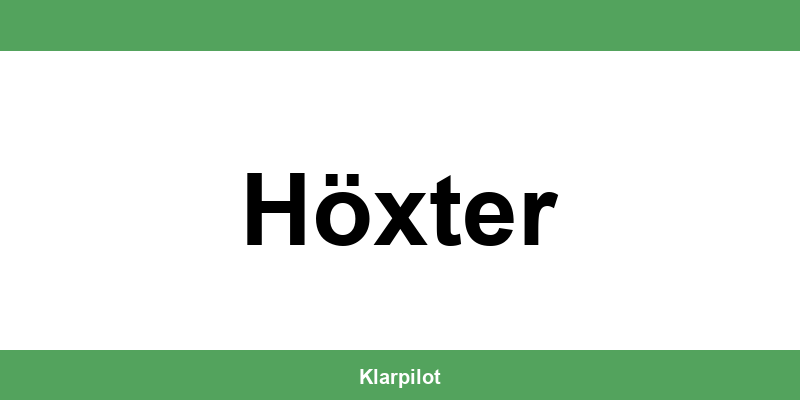 Straßenverkehrsamt Höxter – Termin online und Öffnungszeiten
