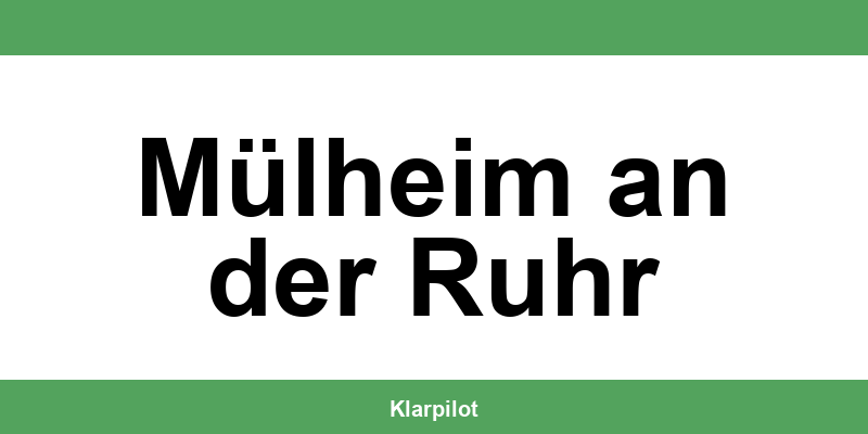Straßenverkehrsamt Mülheim an der Ruhr – Termin online und Öffnungszeiten