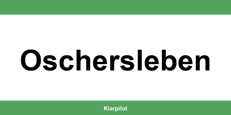 Straßenverkehrsamt Oschersleben – Termin online und Öffnungszeiten