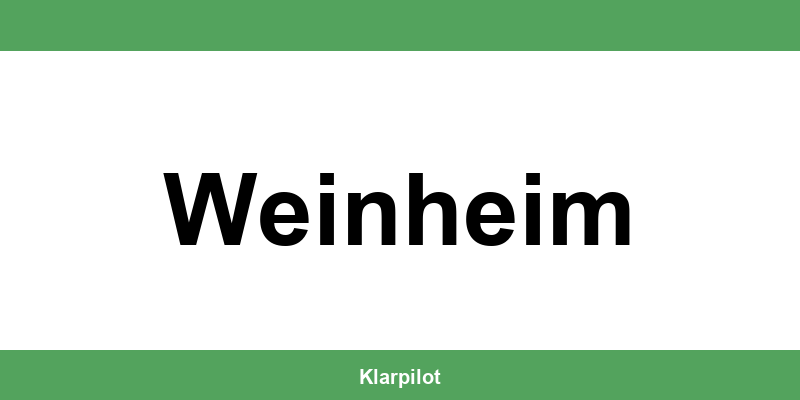 Straßenverkehrsamt Weinheim – Termin online und Öffnungszeiten