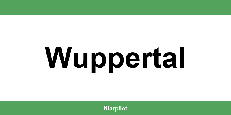 Straßenverkehrsamt Wuppertal – Termin online und Öffnungszeiten
