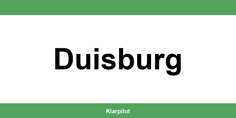 Straßenverkehrsamt Duisburg – Termin online und Öffnungszeiten