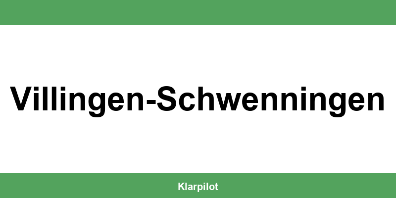 Straßenverkehrsamt Villingen-Schwenningen – Termin online und Öffnungszeiten