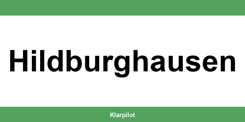 Straßenverkehrsamt Hildburghausen – Termin online und Öffnungszeiten