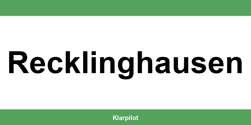 Straßenverkehrsamt Recklinghausen – Termin online und Öffnungszeiten