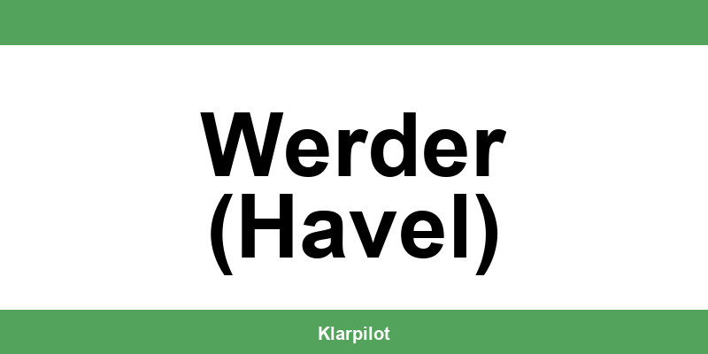Straßenverkehrsamt Werder (Havel) – Termin online und Öffnungszeiten